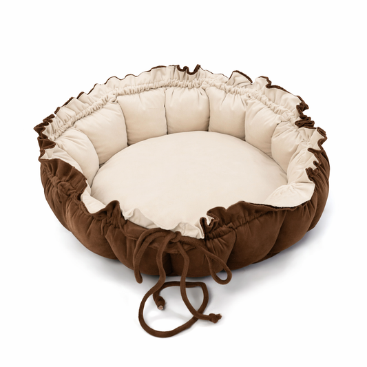 Reversible & Interchangeable Flower Bed- Brown & Beige