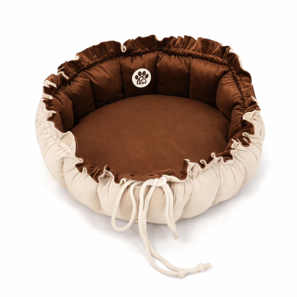 Reversible & Interchangeable Flower Bed- Brown & Beige