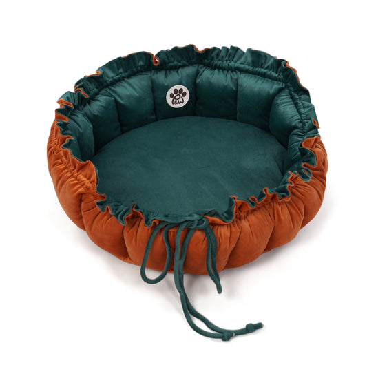 Reversible & Interchangeable Flower Bed- Orange & Emerald