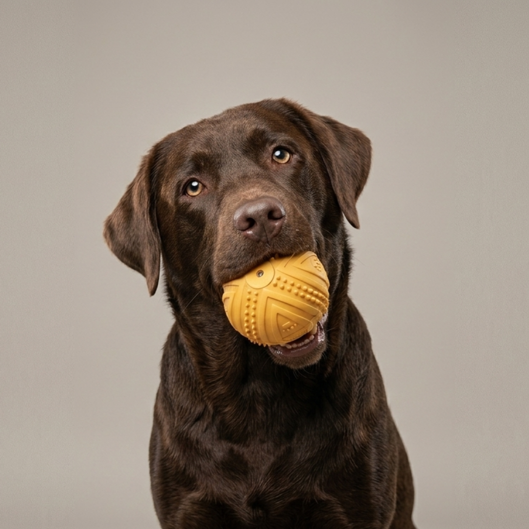 Dogs enjoying Pooch & Whiskers toys
