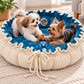 Reversible & Interchangeable Flower Bed- Teal & Beige
