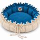 Reversible & Interchangeable Flower Bed- Teal & Beige