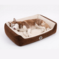 Lounger Bed- Beige & Brown