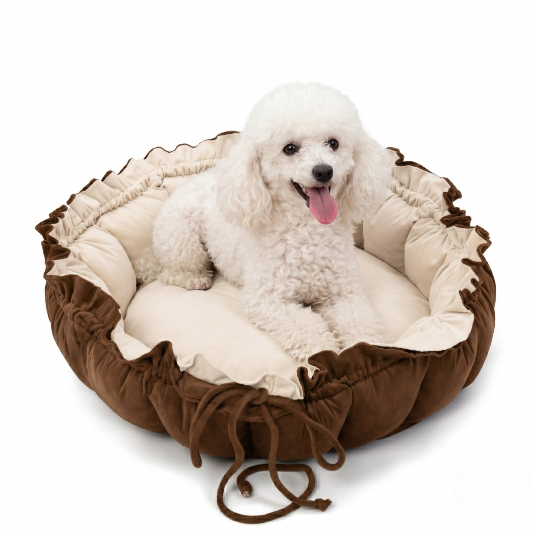 Reversible & Interchangeable Flower Bed- Brown & Beige